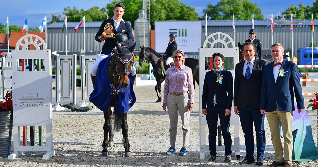 Young Riders of the Hungarian National Team in the First Four Places in the Count István Széchenyi Grand Prix