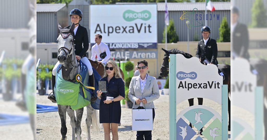 Emma Mécs Wins Five Star Horse Auction Prize, Swiss victory in the Alpexavit Prize